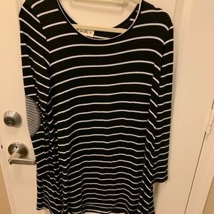 Striped tunic from Anthropologie